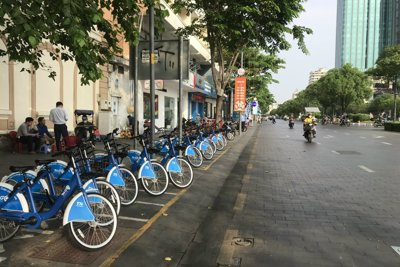 TP Hồ Chí Minh: Người dân đăng ký đi xe đạp công cộng gia tăng