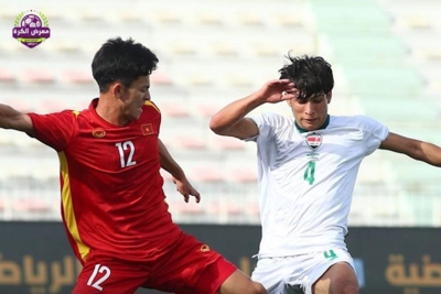 Cầm hoà U23 Iraq,U23 Việt Nam có điểm số đầu tiên tại Dubai Cup 2022
