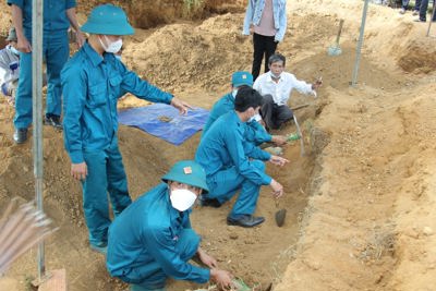 Bình Định: Tìm thấy hài cốt của hàng chục liệt sĩ