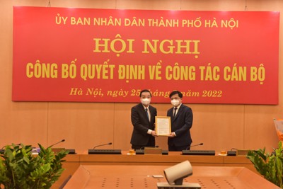Ông Trương Việt Dũng được bổ nhiệm làm Chánh Văn phòng UBND TP Hà Nội