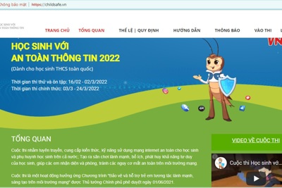 Gần 600.000 thí sinh tham gia cuộc thi "Học sinh với An toàn thông tin"