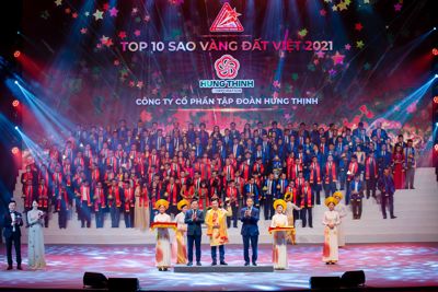 Tập đoàn Hưng Thịnh lần đầu tiên vào Top 10 Sao Vàng đất Việt 2021