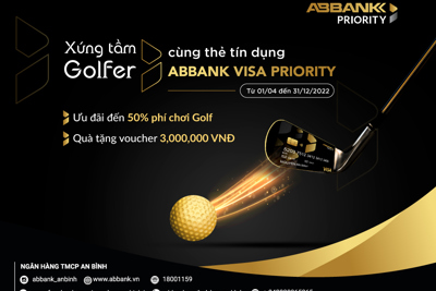  Xứng tầm Golfer cùng thẻ tín dụng  ABBANK Visa Priority