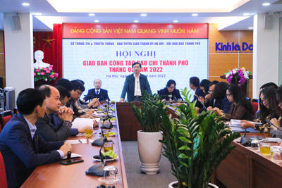 Báo chí Hà Nội tập trung tuyên truyền 10 chương trình công tác của Thành phố