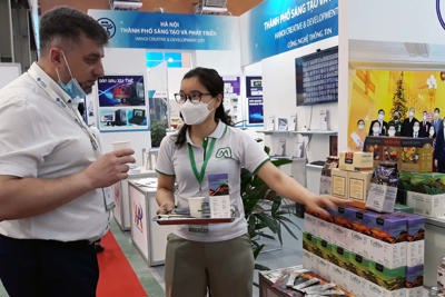 Doanh nghiệp Hà Nội ký được nhiều hợp đồng tại Vietnam Expo 2022