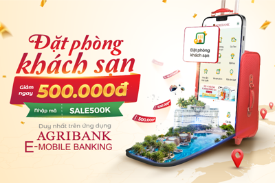“Bão sale” tháng 4 với Agribank E-Mobile Banking