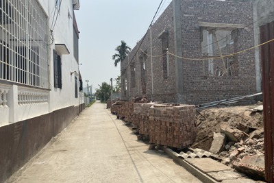 Hải Phòng: Ngang nhiên xây nhà lấn chiếm mương thủy lợi tại xã Tú Sơn