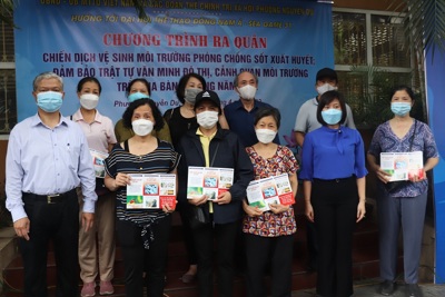 Phường Nguyễn Du ra quân chiến dịch vệ sinh môi trường hướng tới SEA Games 31