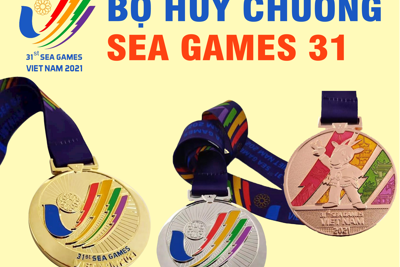 Chi tiết về bộ huy chương SEA Games 31