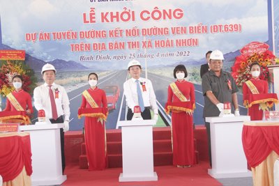Bình Định: Khánh thành đường ven biển có mức đầu tư 533 tỷ đồng
