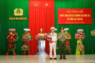 Giám đốc Công an Ninh Thuận được điều động làm Giám đốc Công an Khánh Hòa