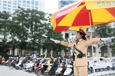 Công an Hà Nội thông tin phân luồng giao thông thời gian diễn ra SEA Games