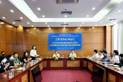 Quận Long Biên tổ chức kỳ thi tuyển chức danh lãnh đạo trường học