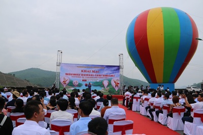 Hà Tĩnh: Trình diễn bay khinh khí cầu chào mừng SEA Games 31