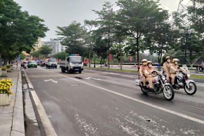 Quận Hoàng Mai: Ra quân đảm bảo trật tự ATGT,  trật tự đô thị