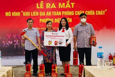 Ba Đình triển khai mô hình ''Khu liên gia an toàn phòng cháy, chữa cháy''