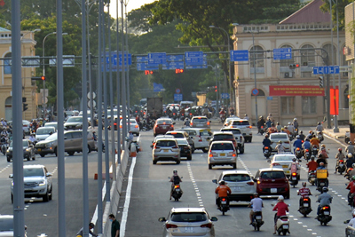 Chuyển nhiều đoạn đường ở trung tâm TP Hồ Chí Minh thành một chiều
