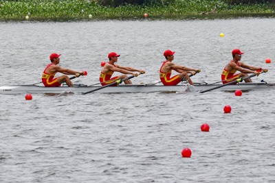 Đội tuyển Rowing Việt Nam về đích thứ nhất ở 6/8 nội dung thi đấu