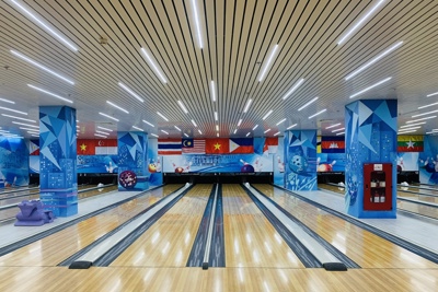 [Ảnh]: Ấn tượng khu vực thi đấu Bowling tại SEA Games 31