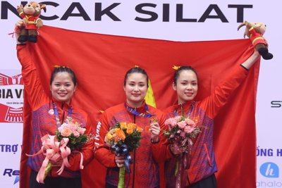Pencak silat giành huy chương vàng cho Việt Nam