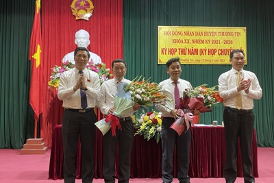 Ông Phan Thanh Tùng được bầu làm Phó Chủ tịch UBND huyện Thường Tín