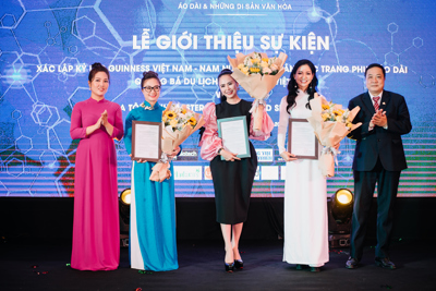 Guinness Việt Nam ghi nhận kỷ lục mới liên quan đến áo dài