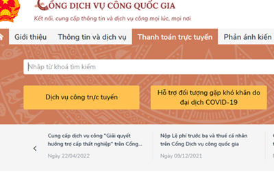 Thí điểm khai cấp hộ chiếu phổ thông qua cổng dịch vụ công