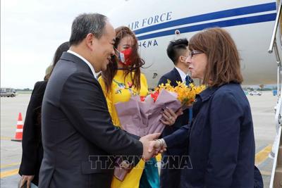 Tổng thống Hy Lạp tới Hà Nội, thăm chính thức Việt Nam