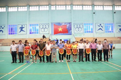 Khai mạc giải bóng chuyền huyện Thường Tín chào mừng SEA Games 31