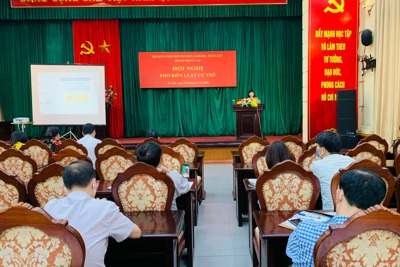Hà Nội: Tập huấn kiến thức về Luật Cư trú cho đội ngũ báo cáo viên