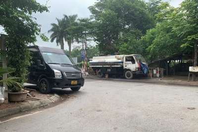 Phường Thạch Bàn, quận Long Biên: Hệ lụy từ bãi “bến xe” trong khu dân cư