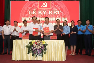 Huyện  Phú Xuyên ký kết chương trình phối hợp công tác với LĐLĐ TP