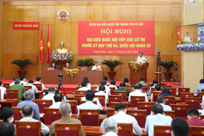 50 nhóm vấn đề được cử tri Hà Nội gửi tới kỳ họp Quốc hội