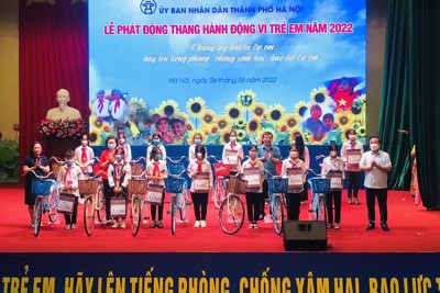 Hà Nội phát động Tháng hành động Vì trẻ em năm 2022