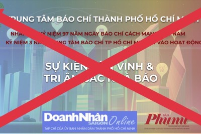 TP Hồ Chí Minh: Trung tâm báo chí bị giả mạo thông tin gọi tài trợ