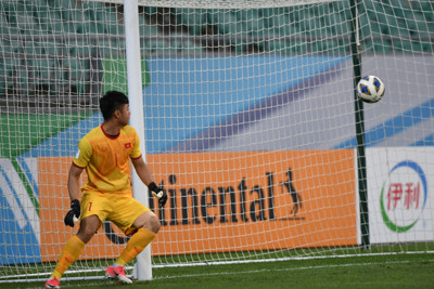 Thủ môn Văn Toản lỡ trận gặp U23 Hàn Quốc