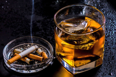 Coi chừng rượu và thuốc lá gây béo phì