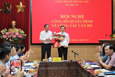 Ông Mai Xuân Trường được bổ nhiệm làm Phó Giám đốc Sở Nội vụ Hà Nội