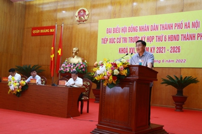 Hoàng Mai: Tổ chức tiếp xúc cử tri trước kỳ họp thứ 6 HĐND Thành phố