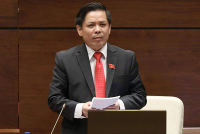 Bộ trưởng Bộ GTVT Nguyễn Văn Thể trả lời chất vấn trước Quốc hội