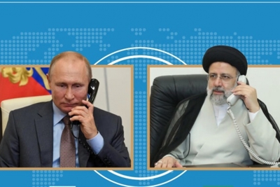 Tổng thống Putin và Raisi cam kết thúc đẩy đàm phán theo Định dạng Astana