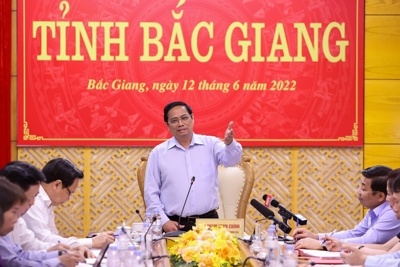 Thủ tướng: Bắc Giang cần phát huy mạnh mẽ tinh thần tự lực tự cường