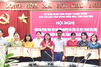 Quận Thanh Xuân: Lan tỏa phong trào hiến máu tình nguyện trong Nhân dân
