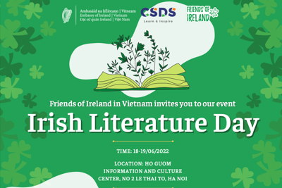Ngày Văn học Ireland và ra mắt sách nói "Người Dublin" tại Hà Nội
