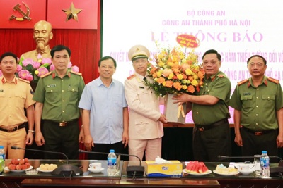 Phó Giám đốc Công an Hà Nội Nguyễn Hồng Ky được phong hàm Thiếu tướng