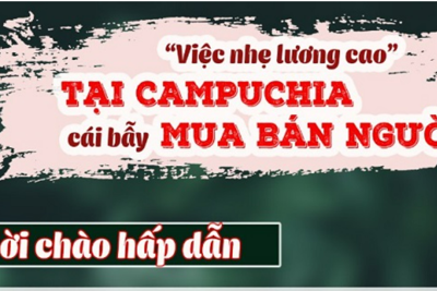 Cảnh báo: “Việc nhẹ lương cao” tại Campuchia, thủ đoạn mua bán người mới