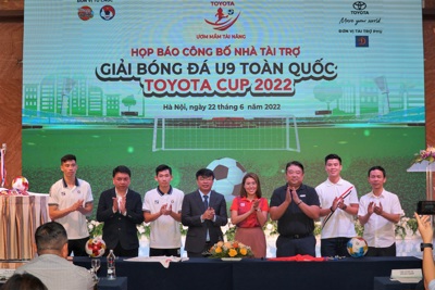 Toyota Việt Nam đồng hành cùng Giải bóng đá U9 toàn quốc
