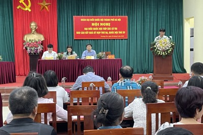 Cử tri huyện Thường Tín kiến nghị với ĐB Quốc hội nhiều vấn đề dân sinh