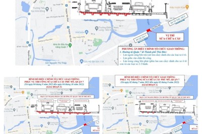 TP Hồ Chí Minh: Điều chỉnh giao thông trên cầu Phú Mỹ từ ngày 2/7
