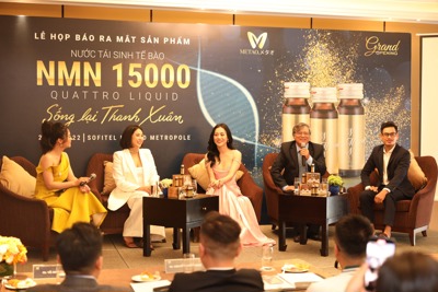 Ra mắt sản phẩm chăm sóc sức khỏe  NMN 15000 tại Hà Nội